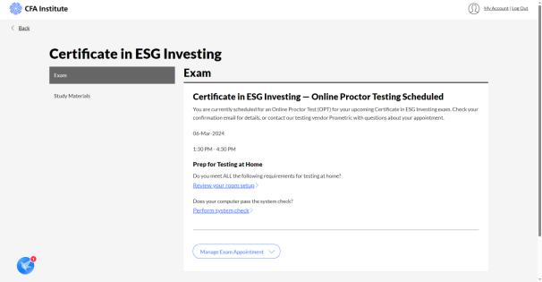 ESG考试预约