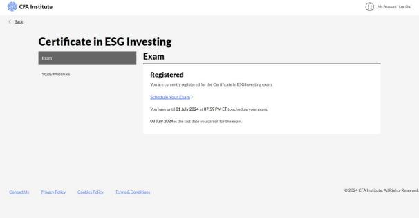ESG考试预约