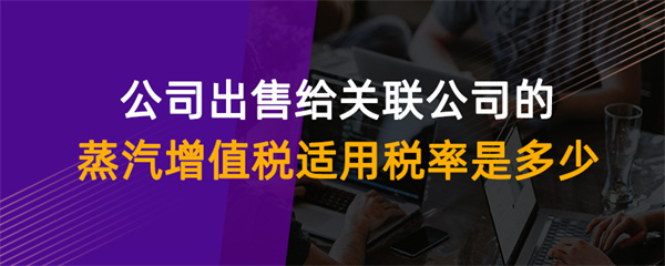 公司出售给关联公司的蒸汽增值税适用税率是多