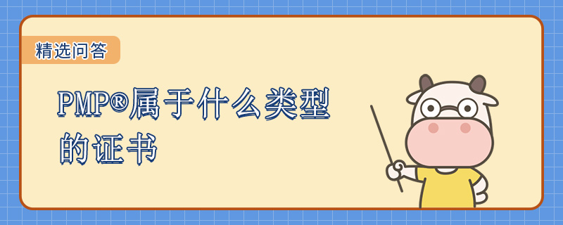 PMP属于什么类型的证书