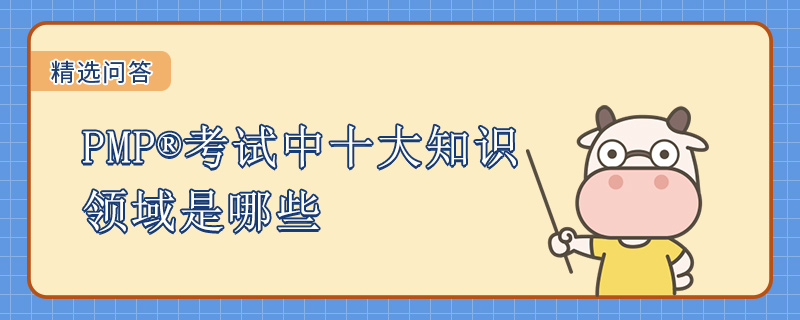 PMP考试中十大知识领域是哪些