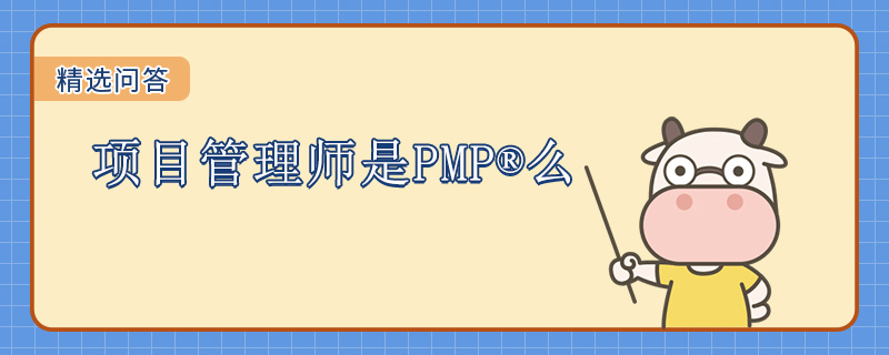 项目管理师是PMP么