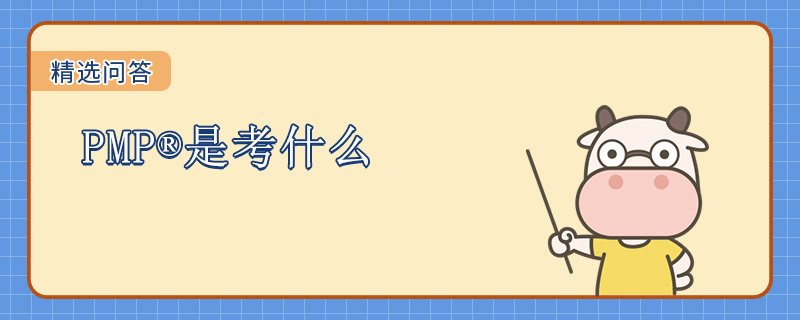 PMP是考什么