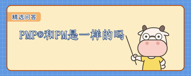 PMP和PM是一样的吗