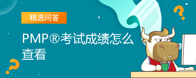 PMP考试成绩怎么查看