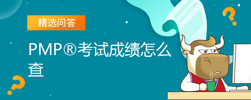 PMP考试成绩怎么查